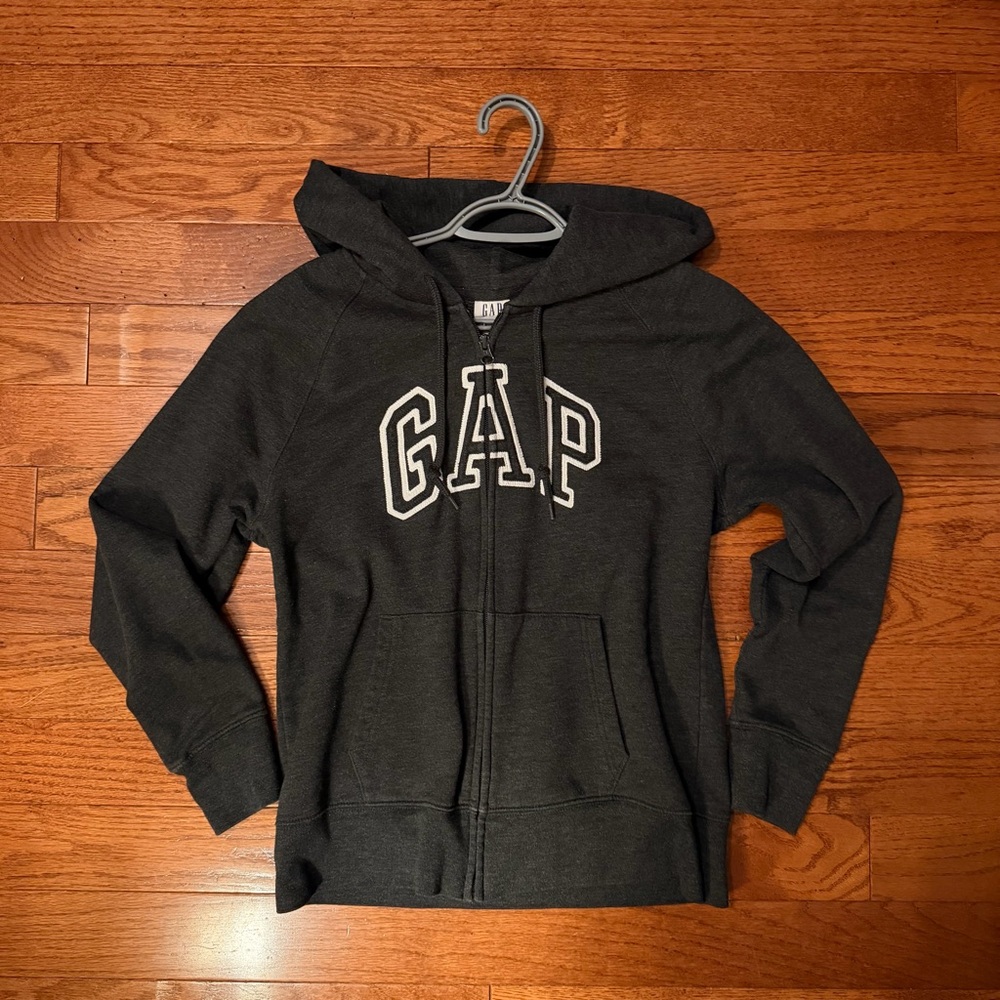 GAP women’s Dark Grey zip up Hoodie
